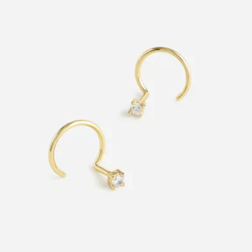 Madewell Crystal Illusion Stud Earrings NWT
